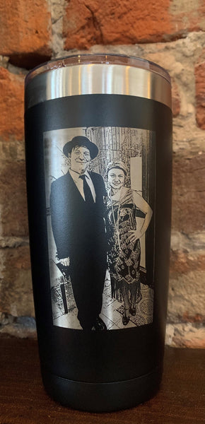 Laser Engraved Stainless Steel Tumbler