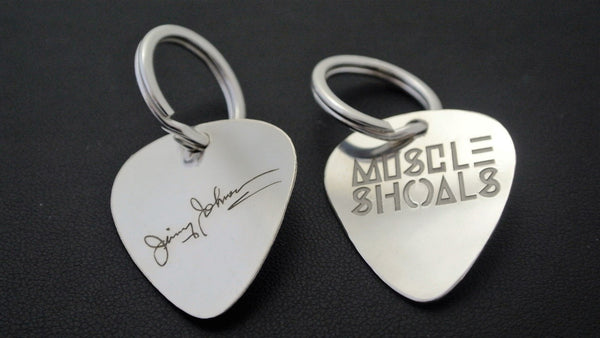 Muscle Shoals Guitar Pick Keychain Series