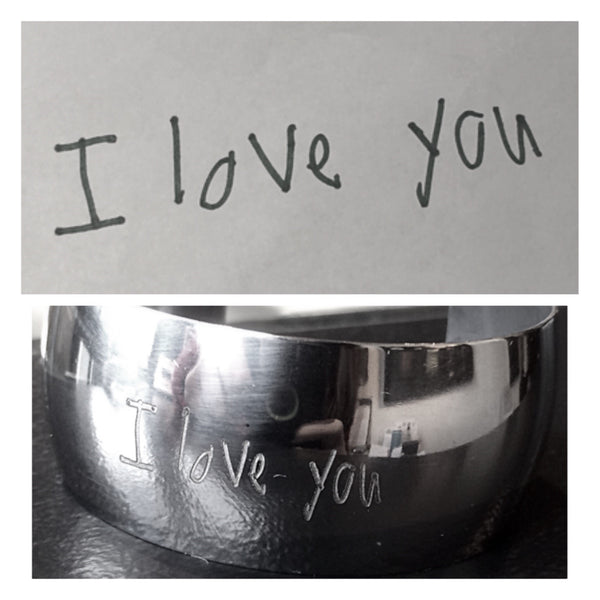 Engravable Stainless Cuff Bracelet